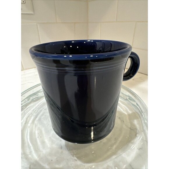 Cobalt Blue FIESTA Homer Laughlin HLC China USA Tom & Jerry Mug - Picture 7 of 11